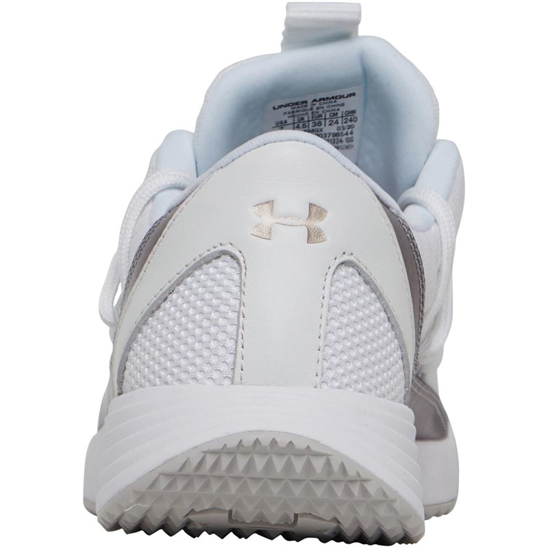 Under Armour Baskets Charged Breathe Femme Blanc