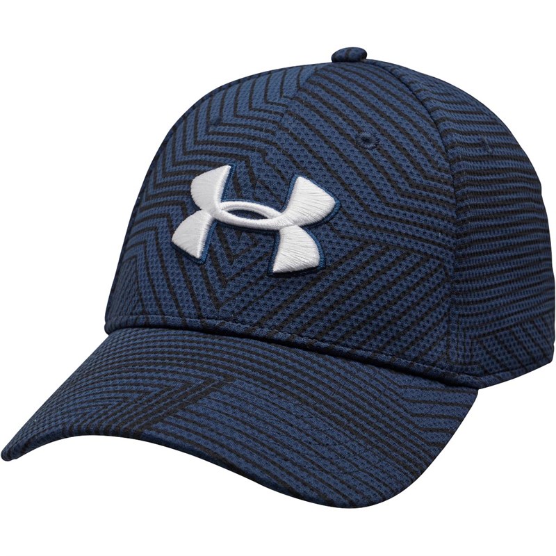 Buy Under Armour Mens Print Blitzing Cap Navy