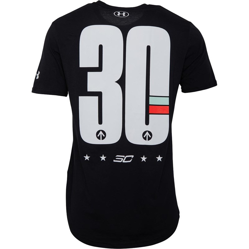 Under Armour Herren Sc30 Steph Curry TShirt Schwarz