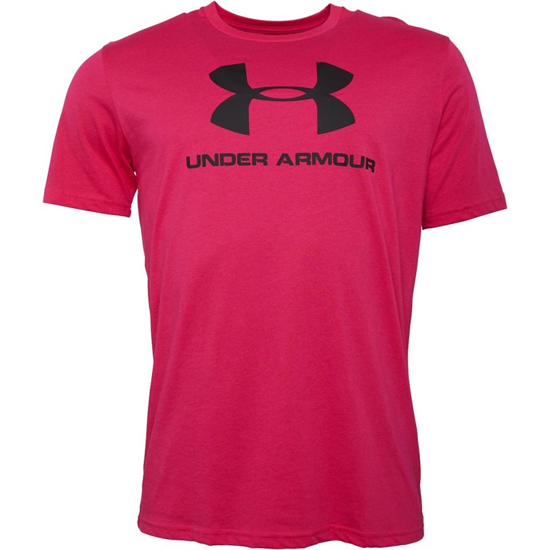 Under Armour Heren Sportstyle TShirt Fuchsia