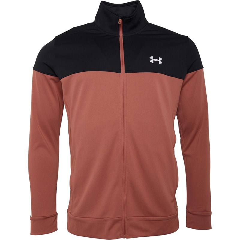 Buy Under Armour Mens Sportstyle Pique Track Jacket Brown