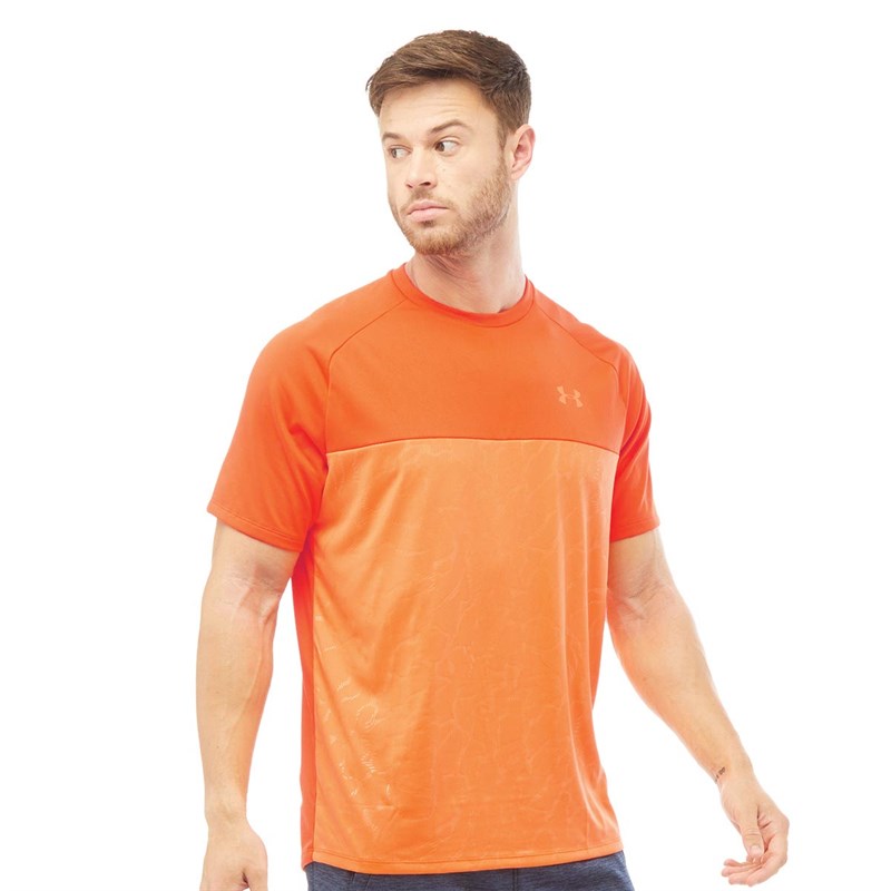 Buy Under Armour Mens Tech 2.0 Embossed Top Orange