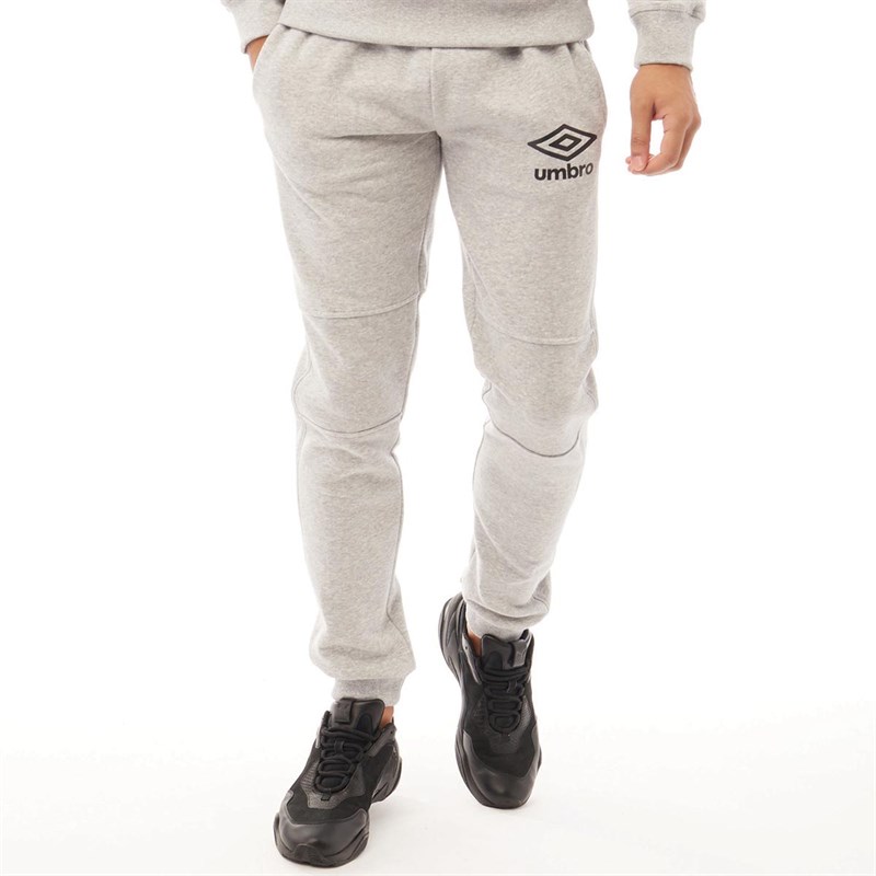 Buy Umbro Mens Active Style Skinny Jog Pants Grey Marl/Black