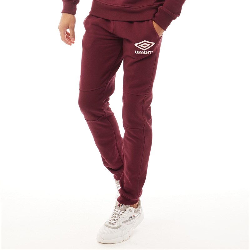 Buy Umbro Mens Active Style Skinny Jog Pants Port/White