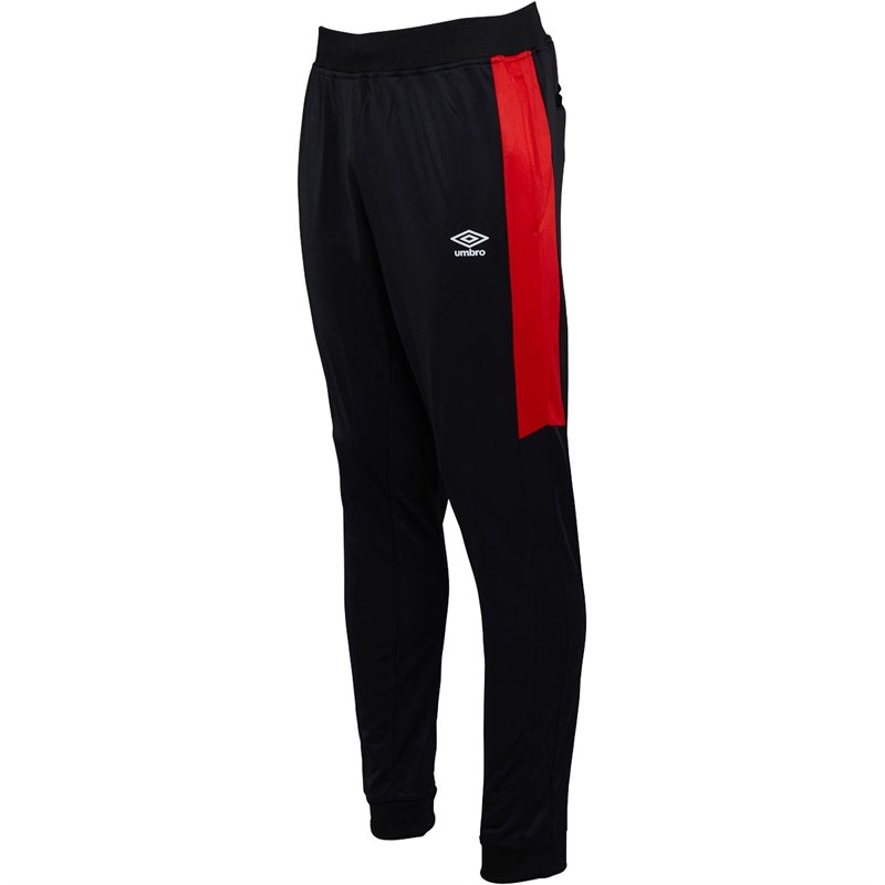 Buy Umbro Mens Active Style Tricot Tracksuit Black/Scarlet Red