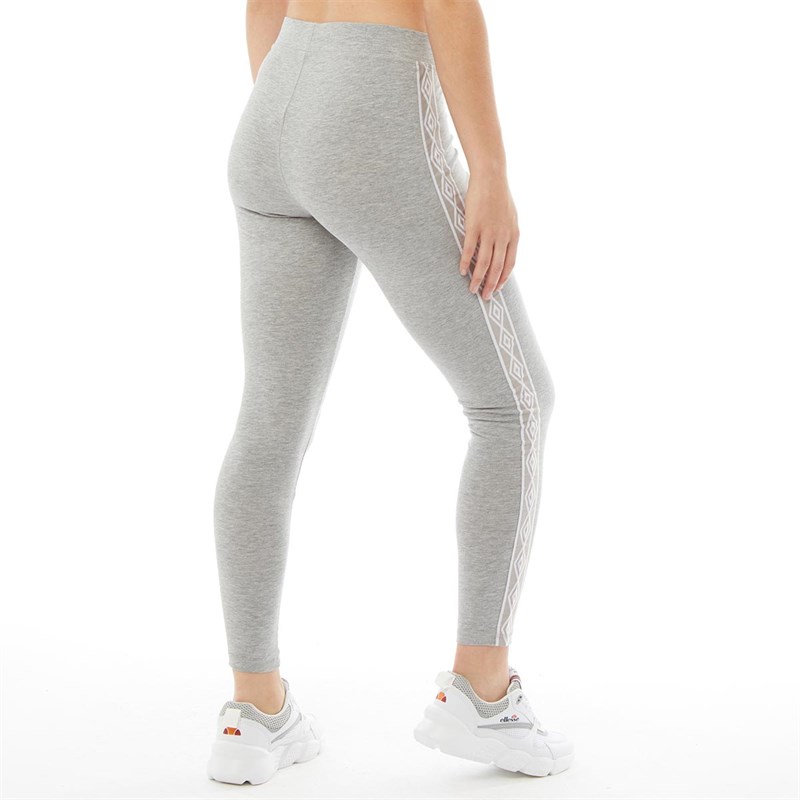 Buy Umbro Womens Active Style Cotton Taped Leggings Grey Marl
