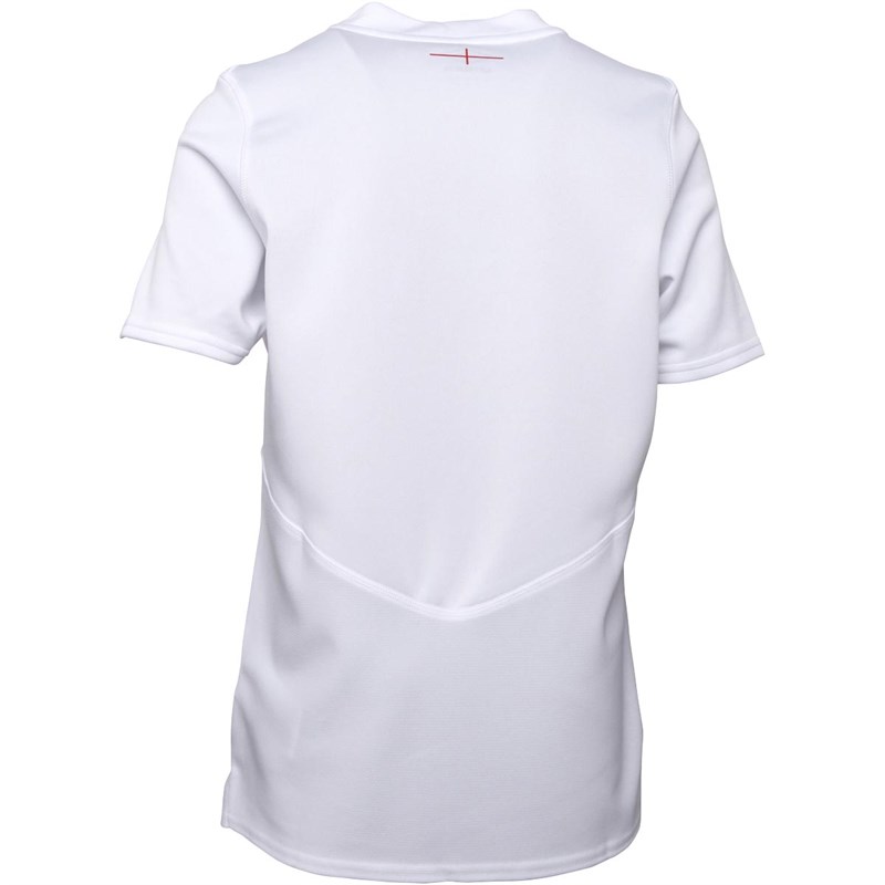 Buy Umbro Junior England Rugby Short Sleeve Home Jersey White