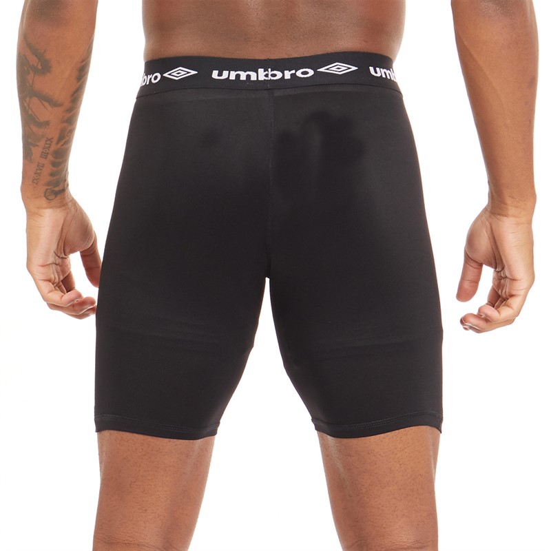 Buy Umbro Mens Compression Shorts Black
