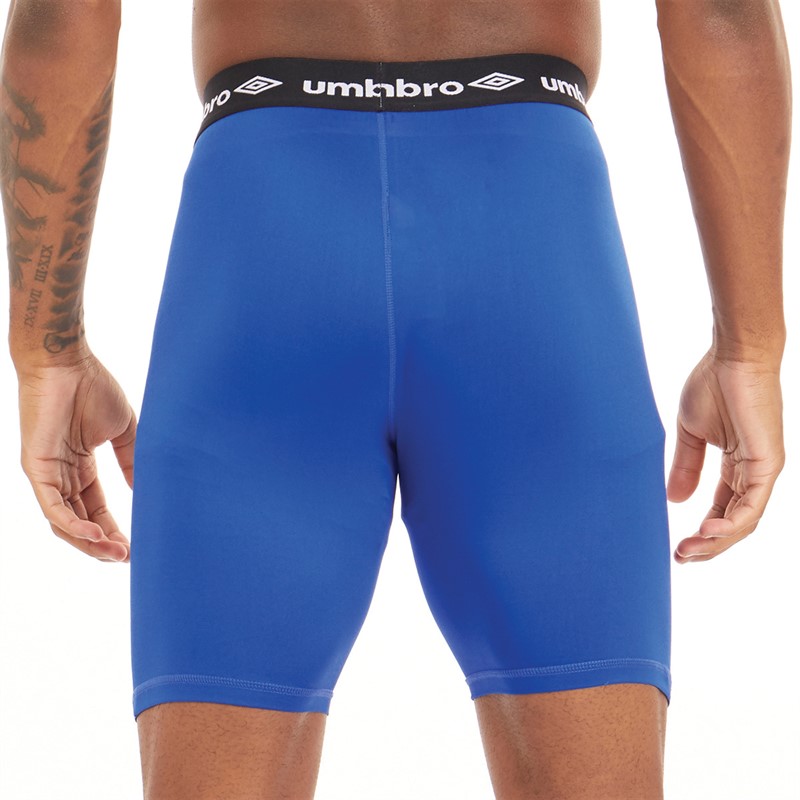 Buy Umbro Mens Compression Shorts Blue
