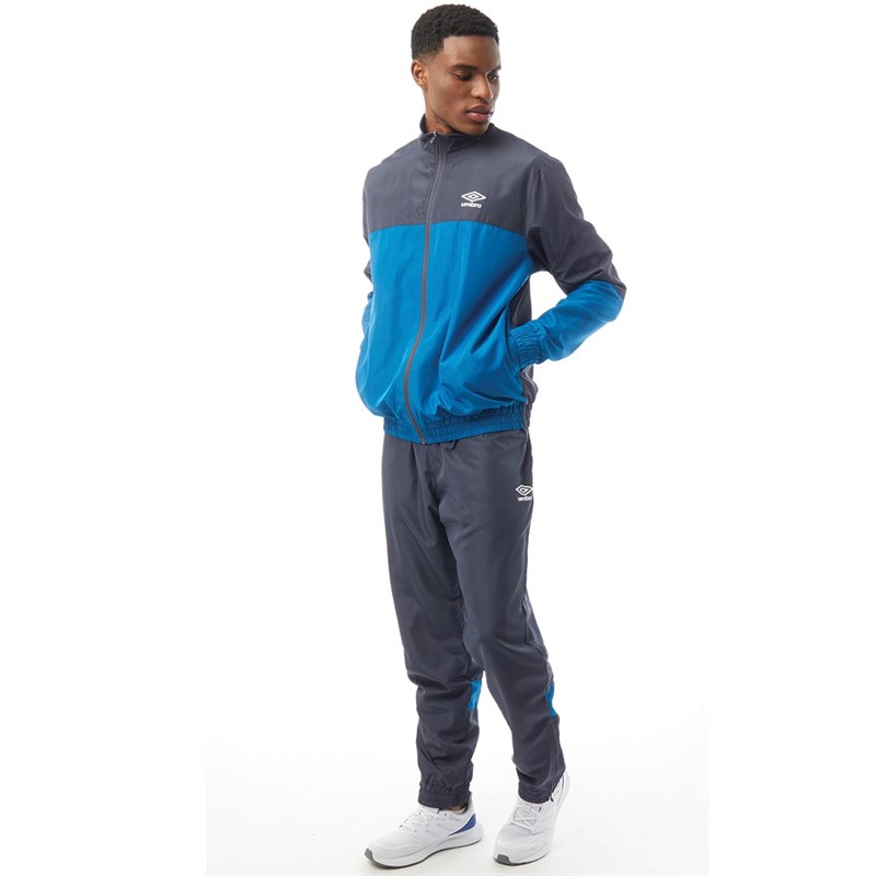 Buy Umbro Mens Active Style Woven Tracksuit Indian Ink/Mykonos