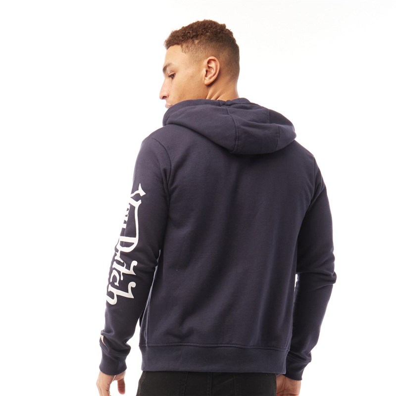 Buy Von Dutch Mens VVariable Zip Hoodie Sweat Navy