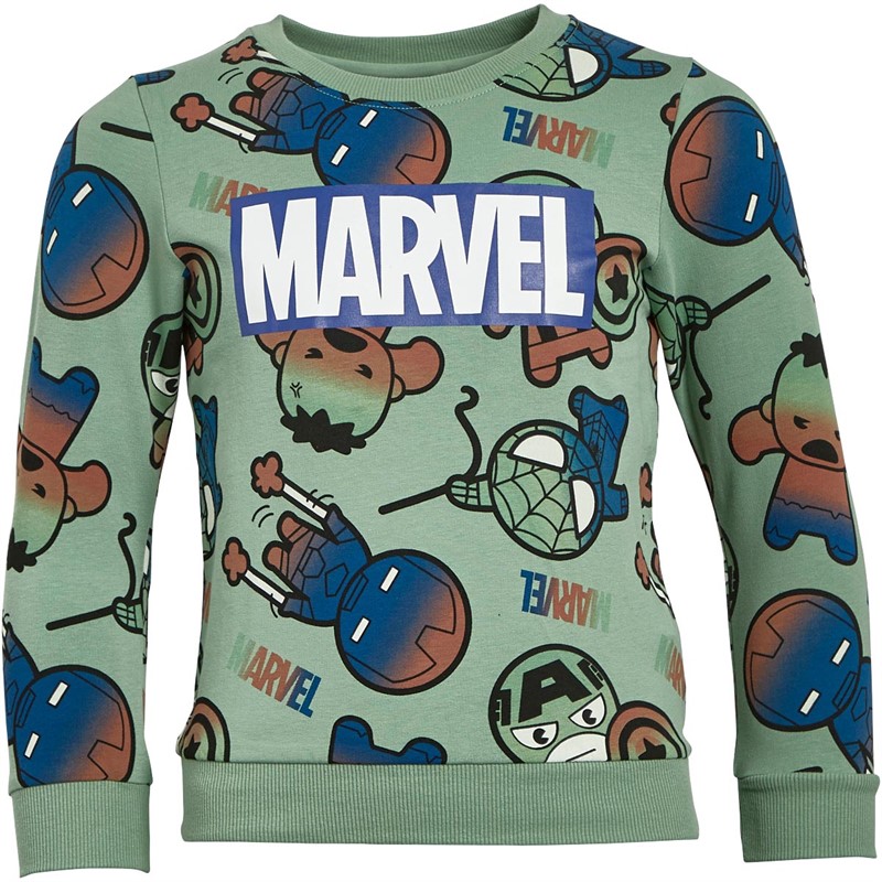 Buy Marvel Boys Name It Filup Sweatshirt Basil