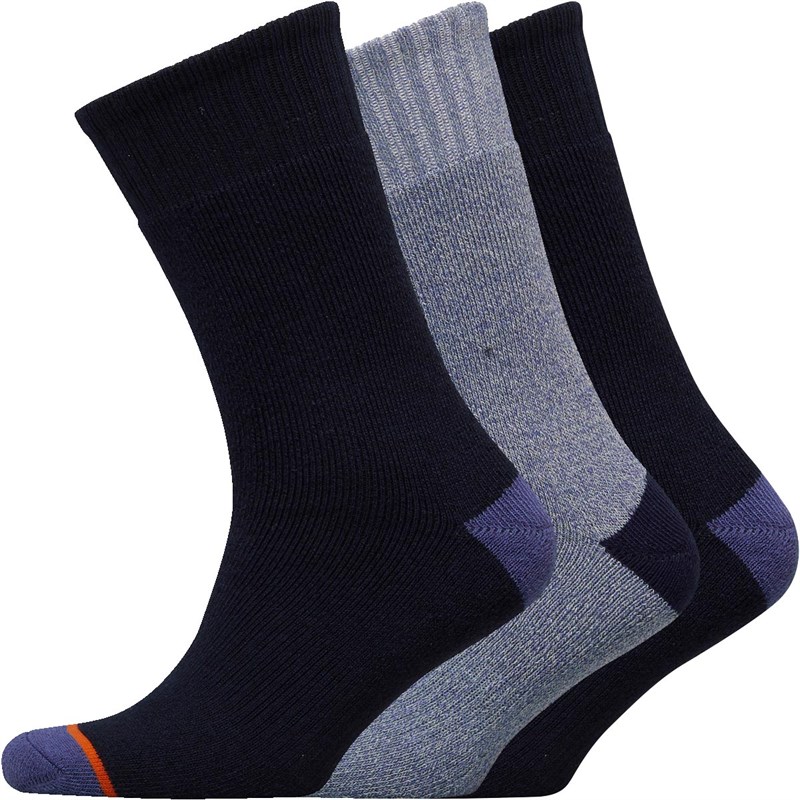 Buy WEATHERPROOF Mens Three Pack Thermal Crew Socks Navy
