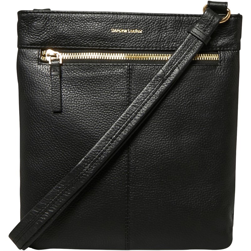 Buy Ashwood Womens Leather CrossBody Bag Black
