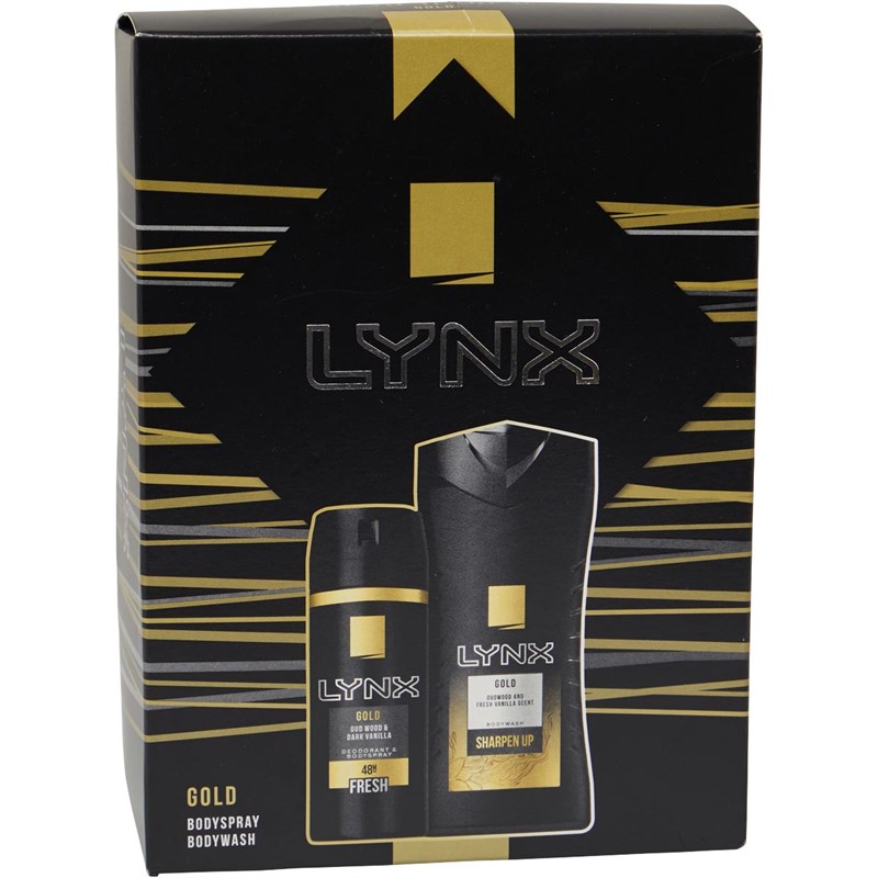 Buy LYNX Mens Gold Duo Two Piece Gift Set Multi