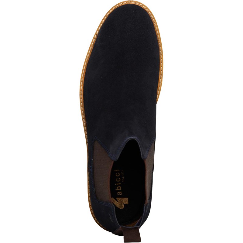 Buy Gabicci Mens Valiant Suede Chelsea Boots Navy
