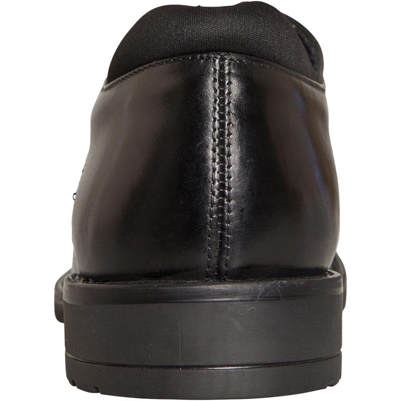 Buy Base London Mens Raven Toe Cap Shoes Black Waxy