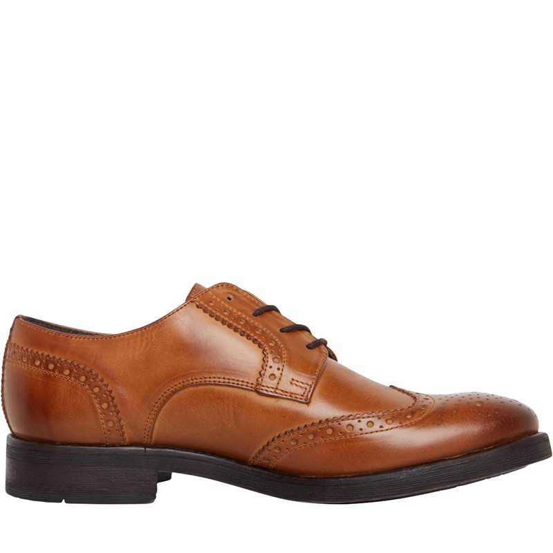 Buy Base London Mens Richmond Brogue Shoes Tan