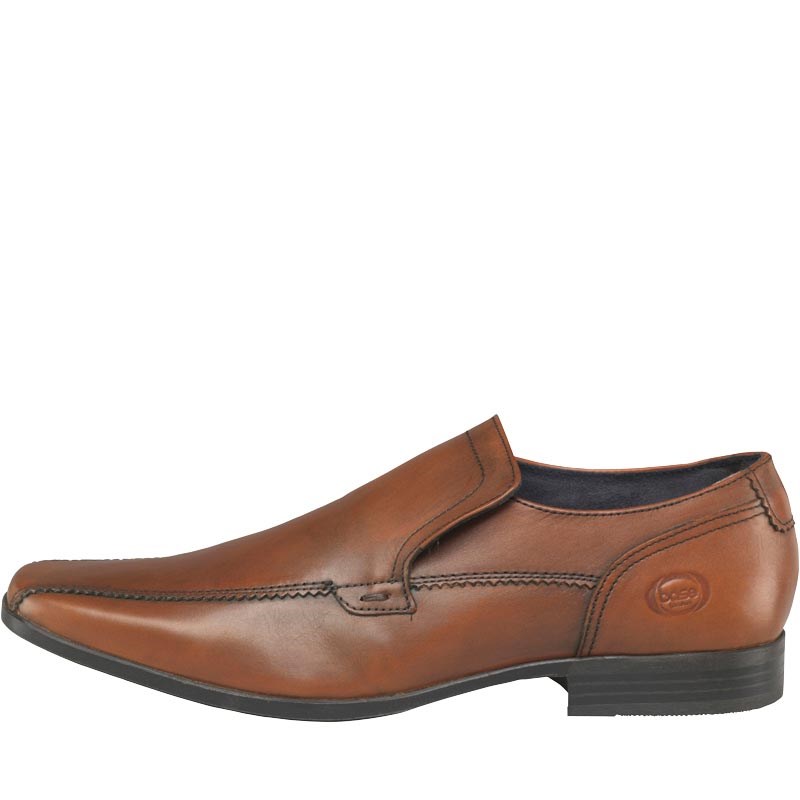 Buy Base London Mens Birkdale Slip On Shoes Waxy Brown