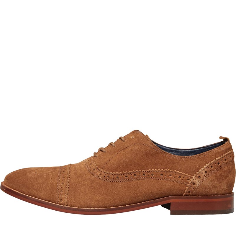 Buy Base London Mens Cast Shoes Suede Cognac