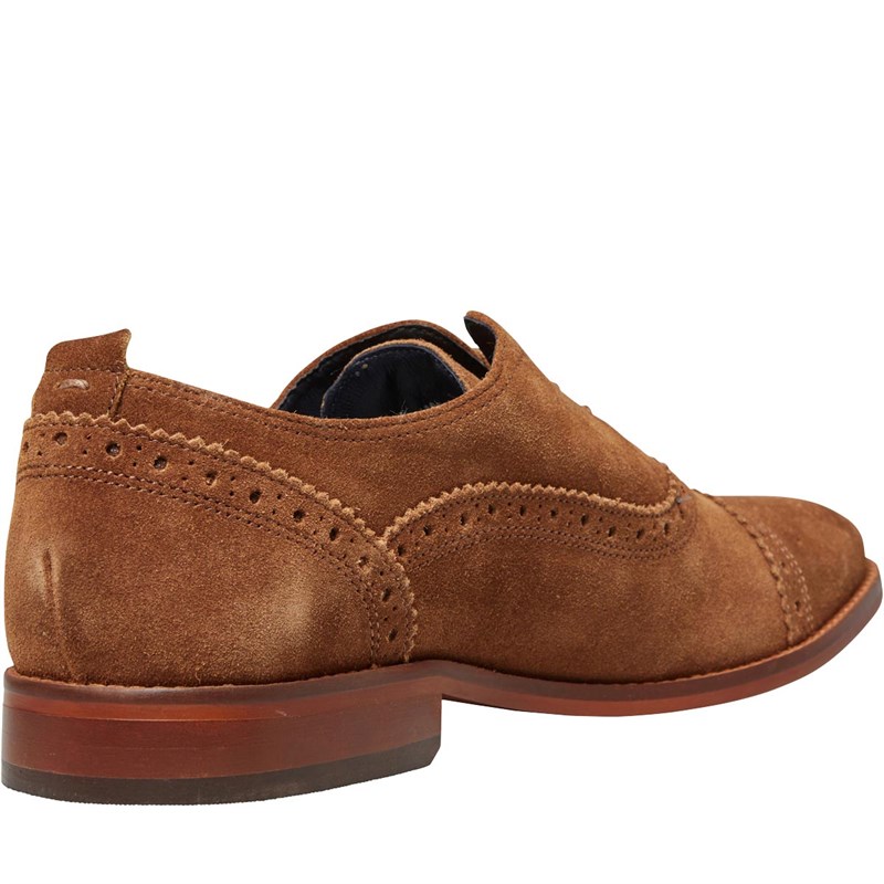 Buy Base London Mens Cast Shoes Suede Cognac