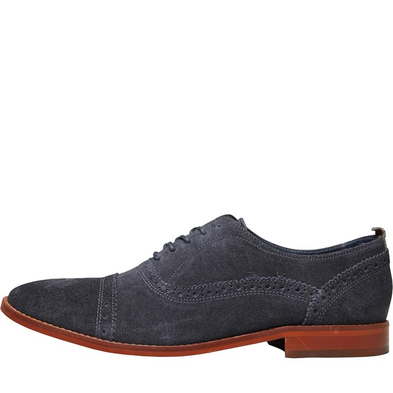 Buy Base London Mens Cast Shoes Suede Navy