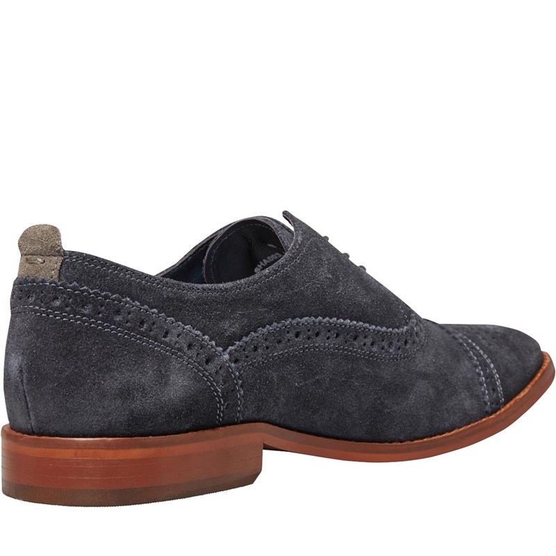 Buy Base London Mens Cast Shoes Suede Navy