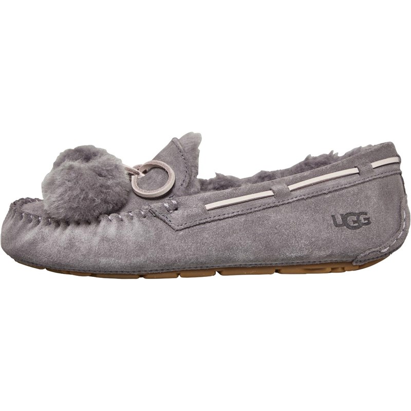 Buy UGG® Womens Dakota Bow Pom Slippers Shade