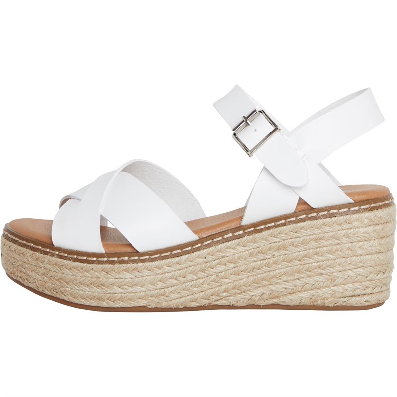 Buy Xti Womens Platform Espadrille Sandals White