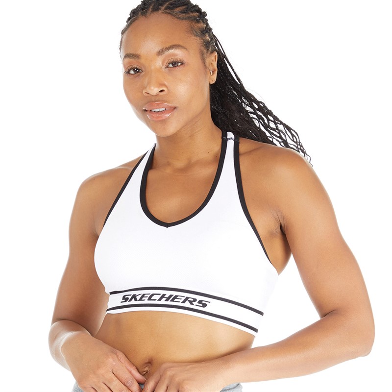Buy SKECHERS Womens Skechers Seamless Sports Bra White