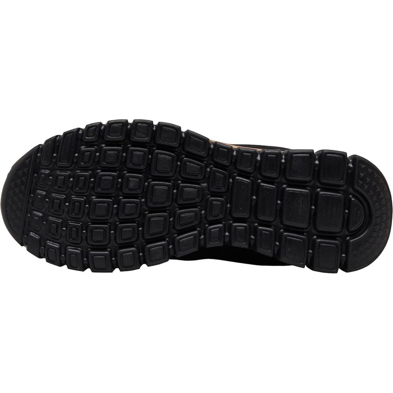 Buy SKECHERS Womens Graceful Get Connected Trainers Black/Rose Gold