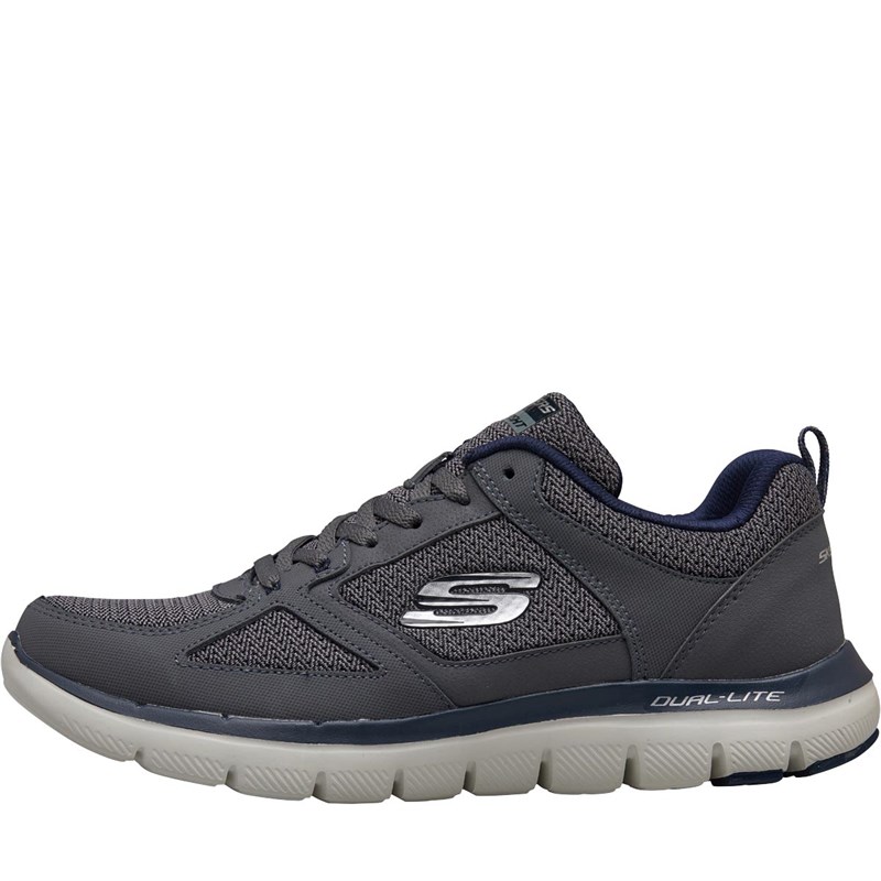 Herren skechers Schwarz Flex Advantage 2.0 Sneaker