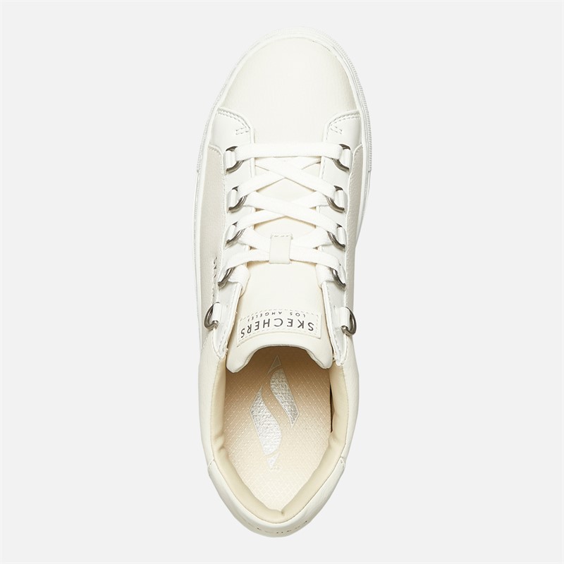 SKECHERS Damen Side Street Sneakers Weiß