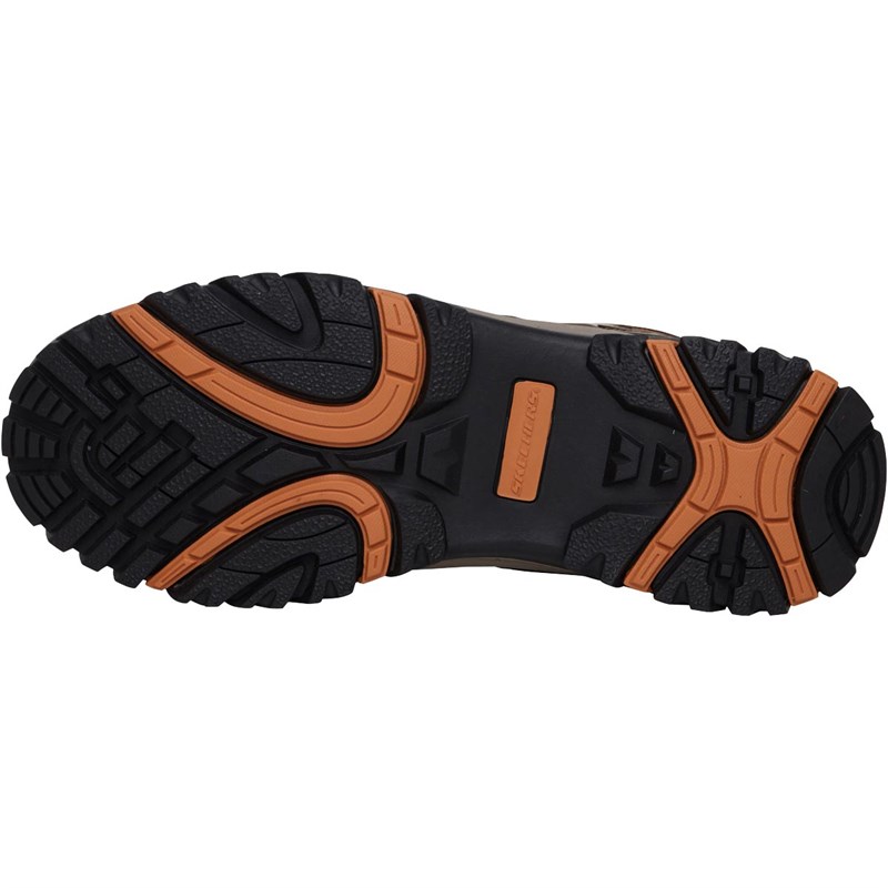 Buy SKECHERS Mens Relment Traven Waterproof Hiking Boots Dark Brown