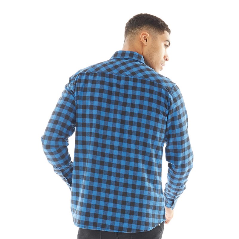 Buy Blend Mens Long Sleeve Shirt Electric Blue
