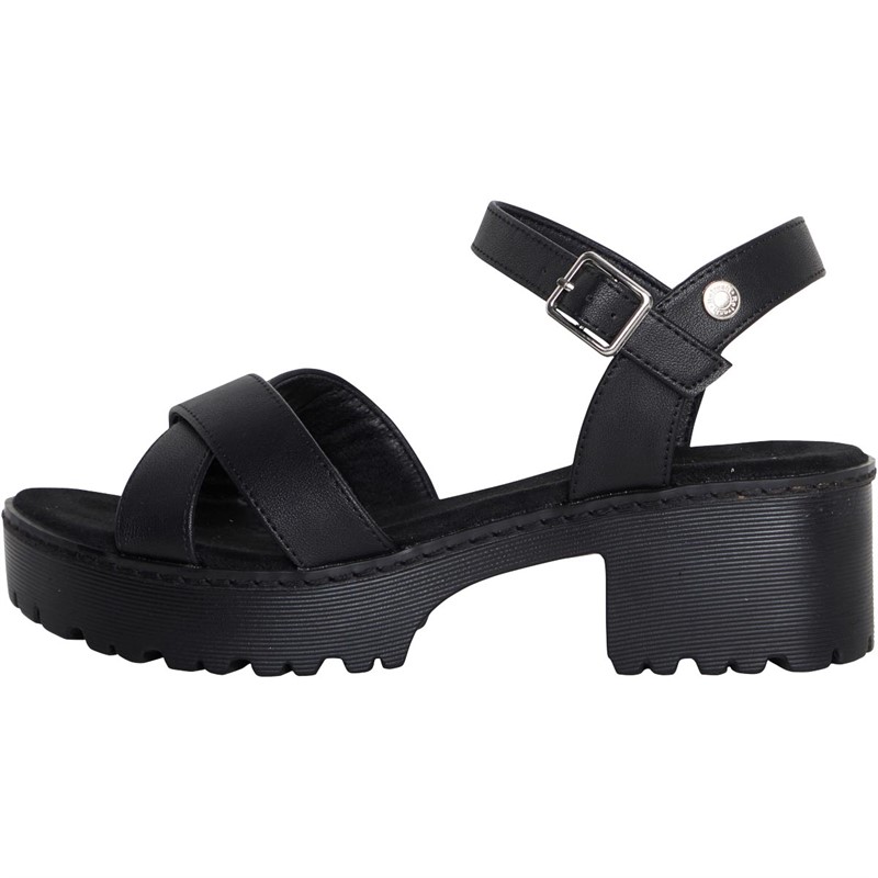 Buy Refresh Womens Chunky Platform Sandals Black