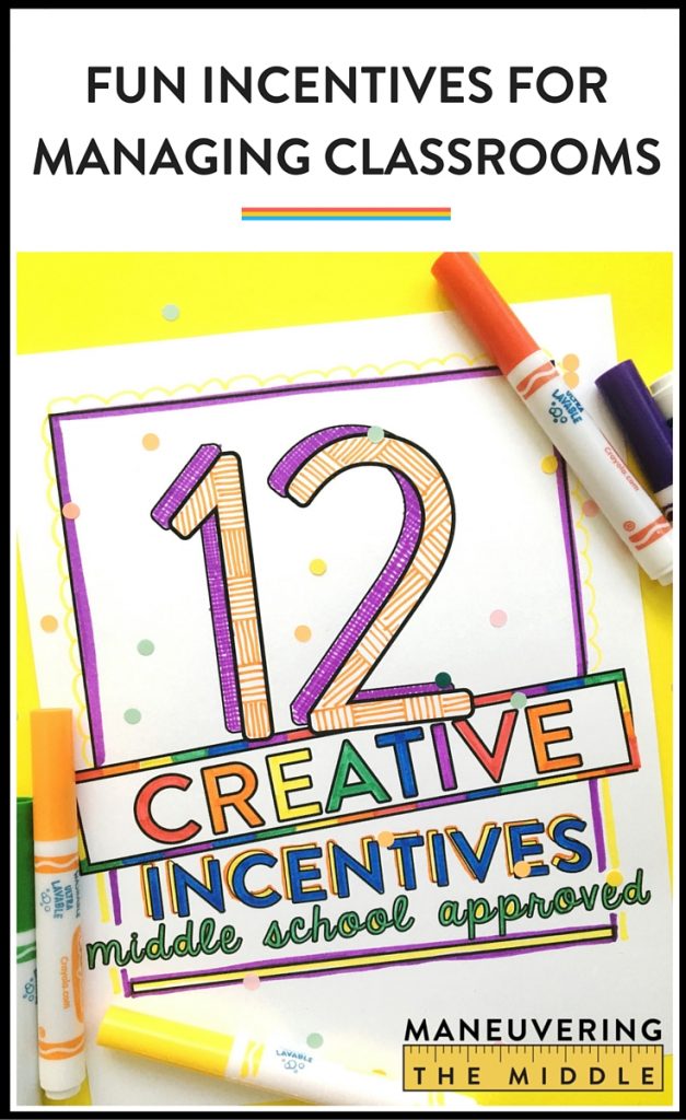 12 Creative Incentives for Middle School Maneuvering the Middle