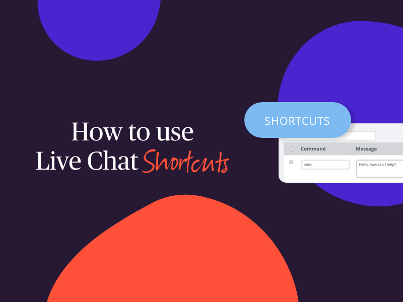 How to use Live Chat Shortcuts Moneypenny Resources