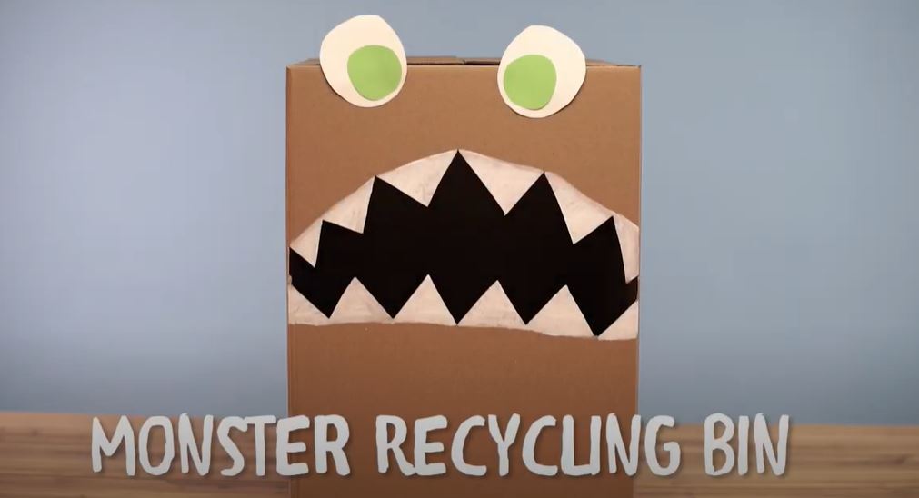 How to Make a Monster Recycling Bin