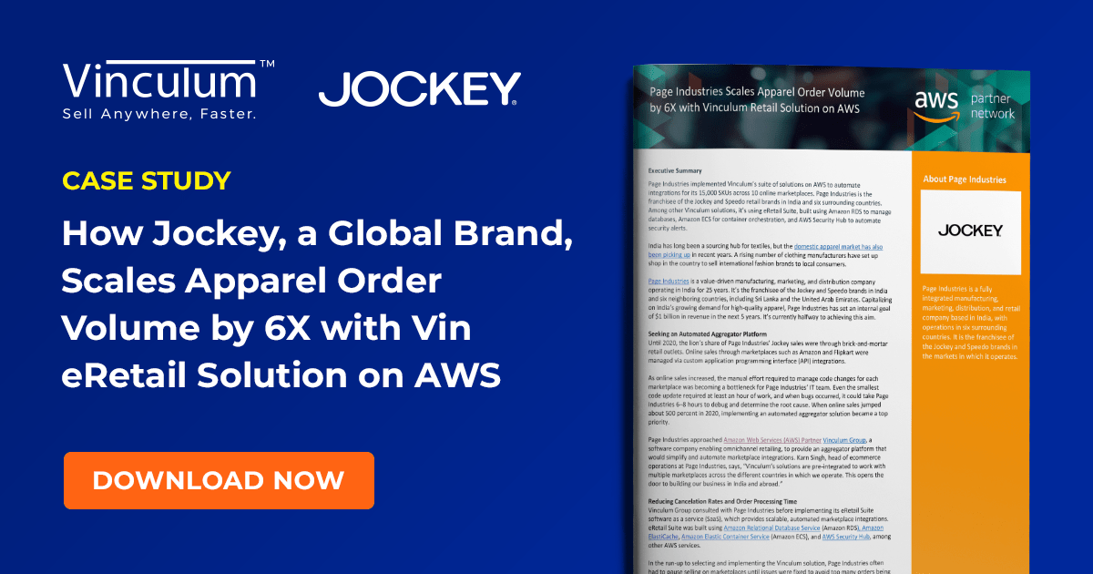 How Jockey Boosts Orders 6X with Vin eRetail on AWS