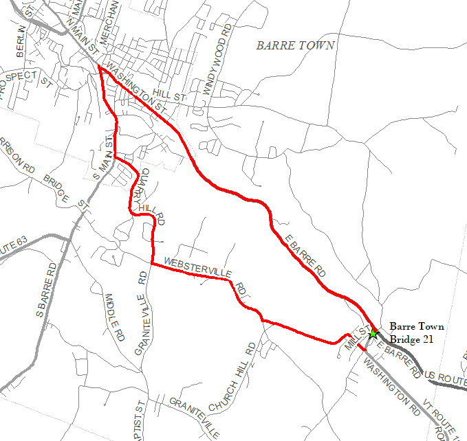 BARRE TOWN BRIDGE BR21 Factsheet Vermont Agency of Transportation