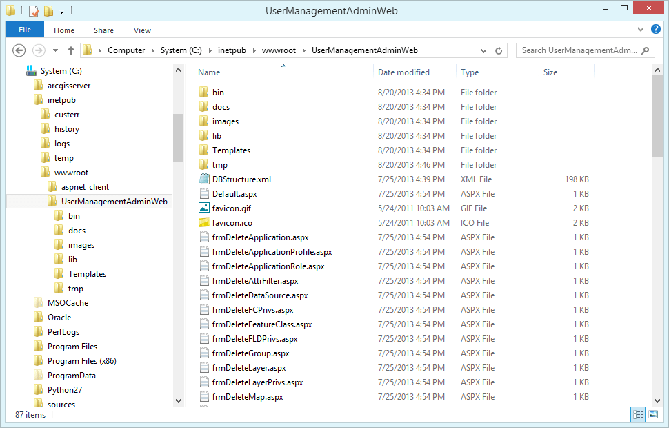 UserManagement Admin  Application File Structure