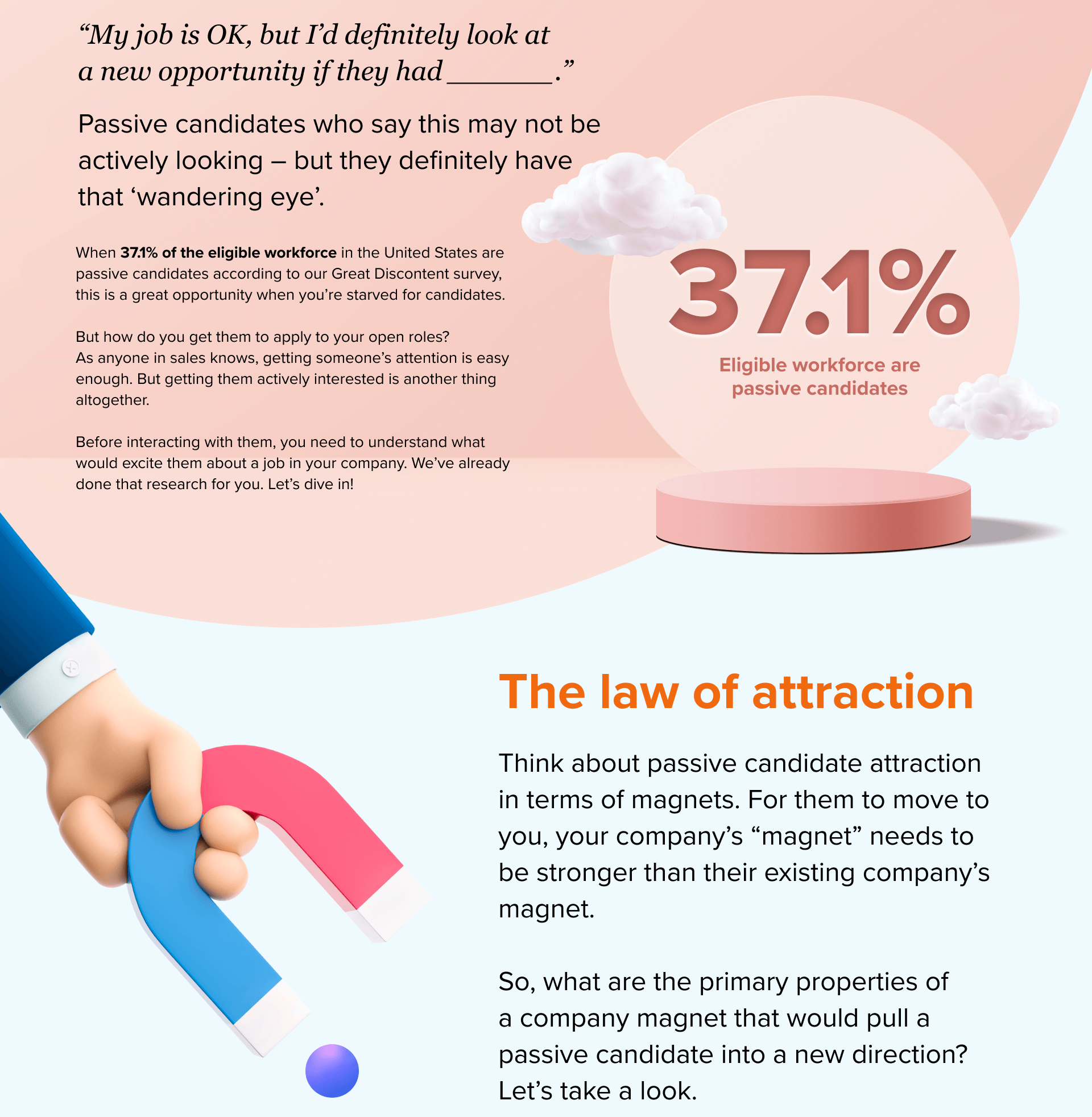 INFOGRAPHIC How Do You Lure Passive Candidates in the US? Workable