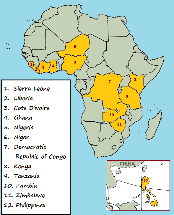 Adea Conference Africa Map Partners For Leadership Resources for Churches in Africa