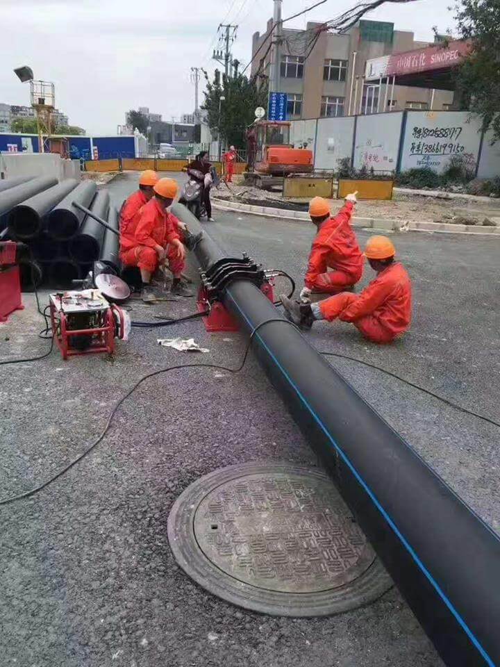 Experienced supplier of REHOME DN630 & DN530 HDPE PIPE AND FITTINGS installed in Philippine