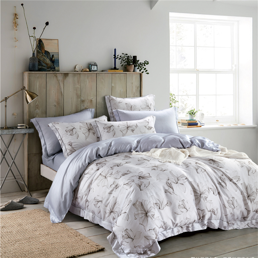 Popular Tencel Lenzing Printed Duvet Cover Set at home and abroad