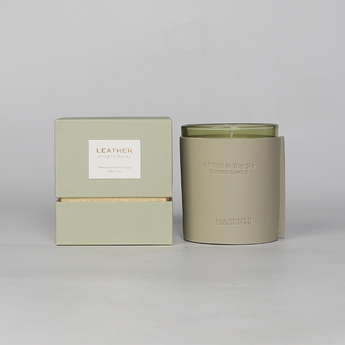 Scented Candle(Leather) manufacturer, supplier, vendor, OEM M and