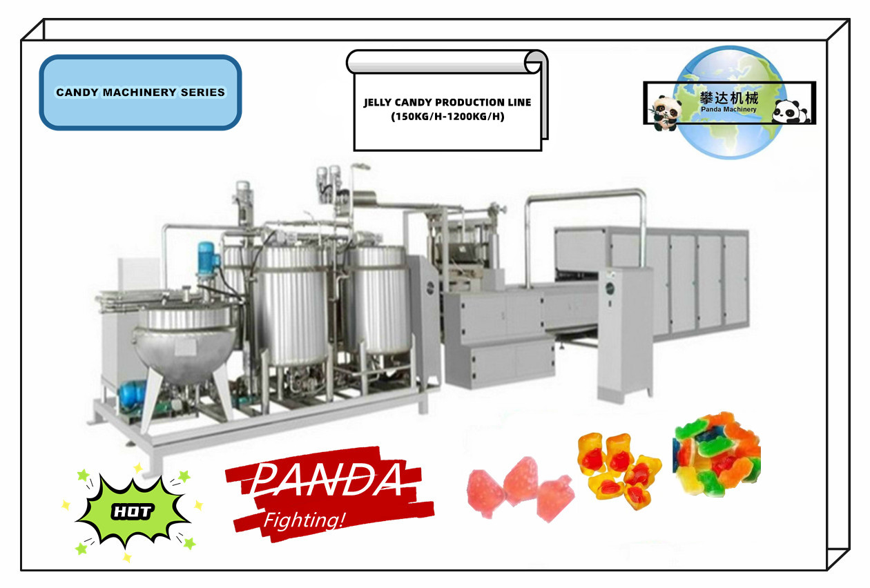Jelly Candy Depositing Production Line company Shanghai Panda
