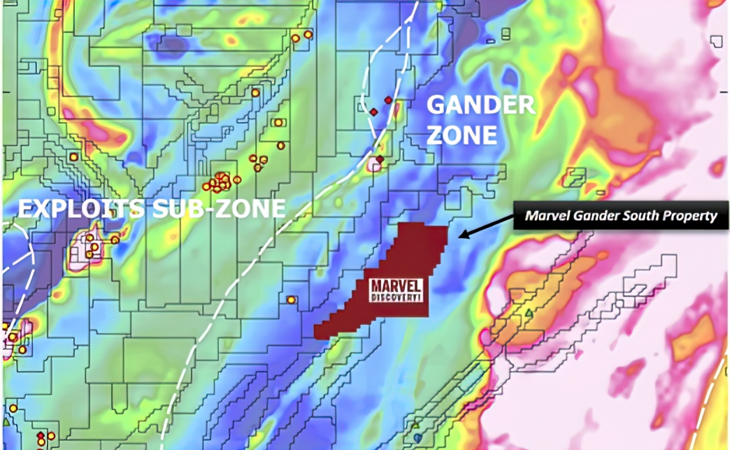 Marvel Acquires 10,250 Hectares, Between the Exploits Subzone and the