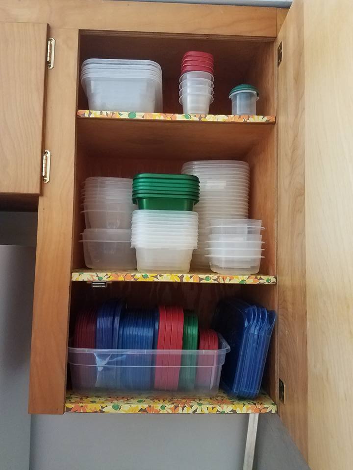 The secret to organizing Gladware leftover containers